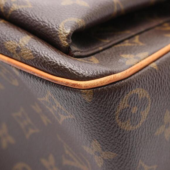 LOUIS VUITTON Authentic Brown Monogram Leather Bag - Picture 7 of 9